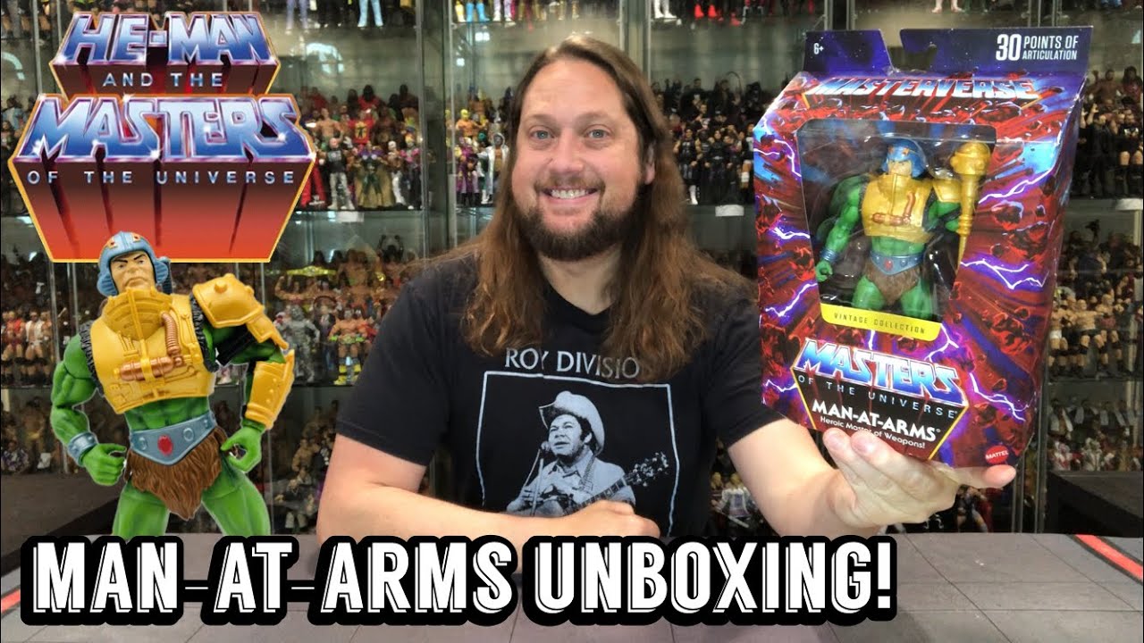 Man-At-Arms Vintage Masterverse Collection Masters Of The Universe Unboxing & Review!