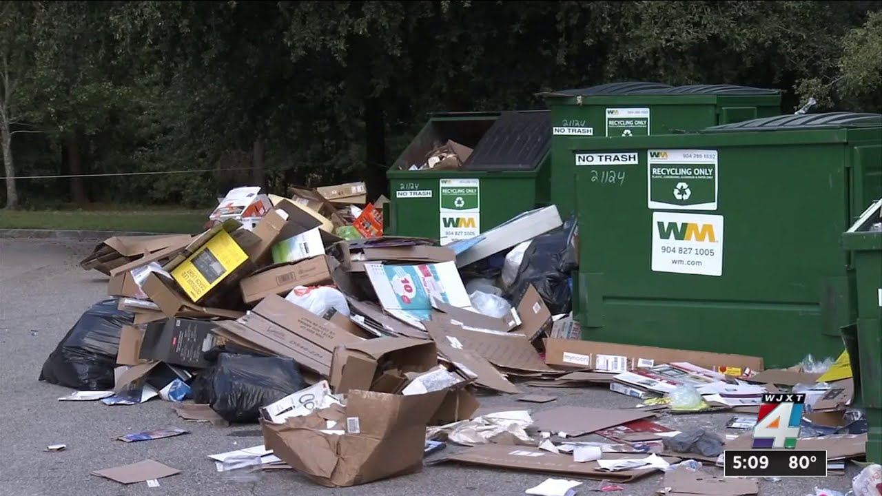 Jacksonville adds 15th recycling dropoff location as trash piles up at