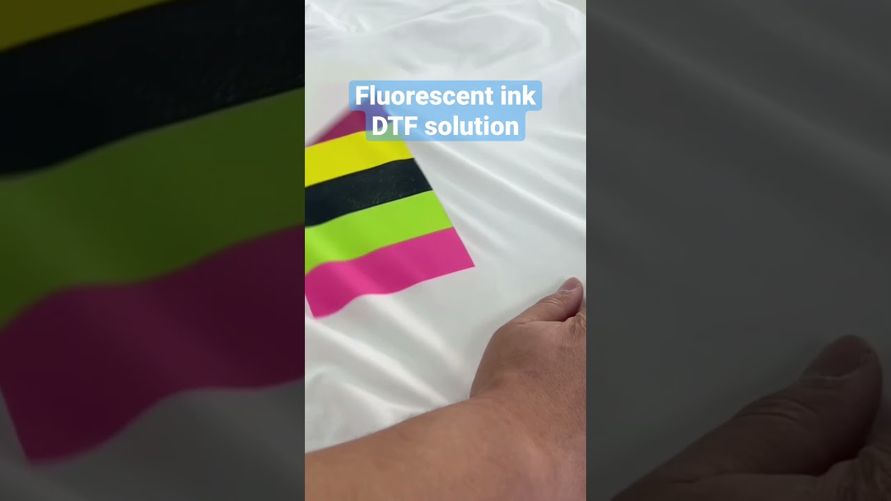 Fluorescent ink DTF printing solution 