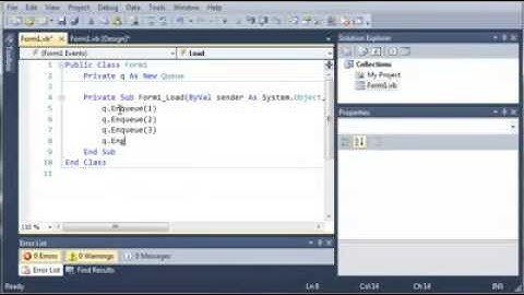 Visual Basic - 83 - Queues