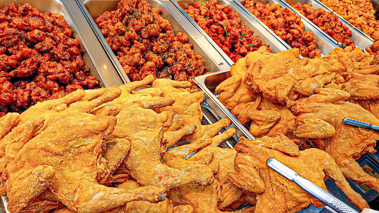 Живая трансляция! Взгляните на 5 самых аппетитных блюд с рынка — корейская уличная еда.