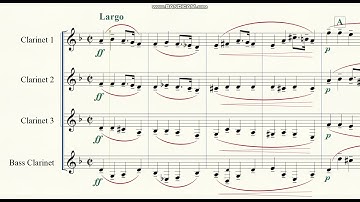 F. Chopin - Prelude №20 in c-moll, op. 28, arr. for Clarinet Quartet