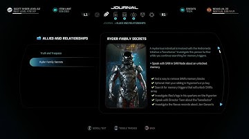 Mass Effect Andromeda [PS5, 4K, 30fps] Ryder Family Secrets *Massive Spoilers*