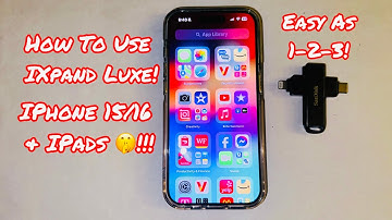 HOW TO USE THE SANDISK IXPAND FLASH DRIVE LUXE FOR THE USB-C IPHONE 15 16 & IPAD - SIMPLE TUTORIALS!