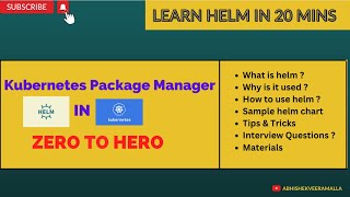Helm in k8s - Zero to Hero| Helm Projects with Explanation| Interview Questions and Demo| #devops