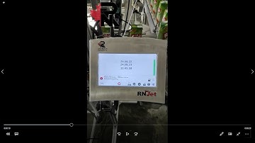 Batch Coder Machine RNjet H1+Printing | Printing on Tetra Pak