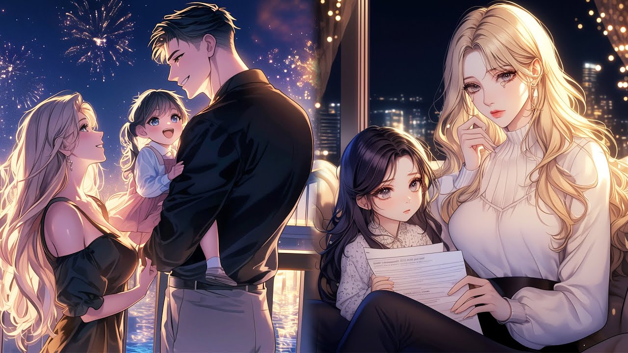 After welcoming New Year with her FL, she and our kid saw empty house, got divorce file, they...