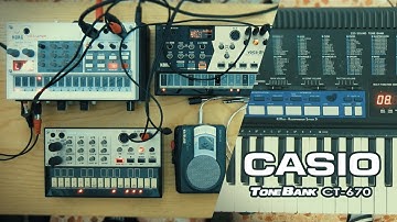Deep Minimal DnB Jam with Tape Loops, a bounch of Korg Volcas and a Casio CT-670 (1990)