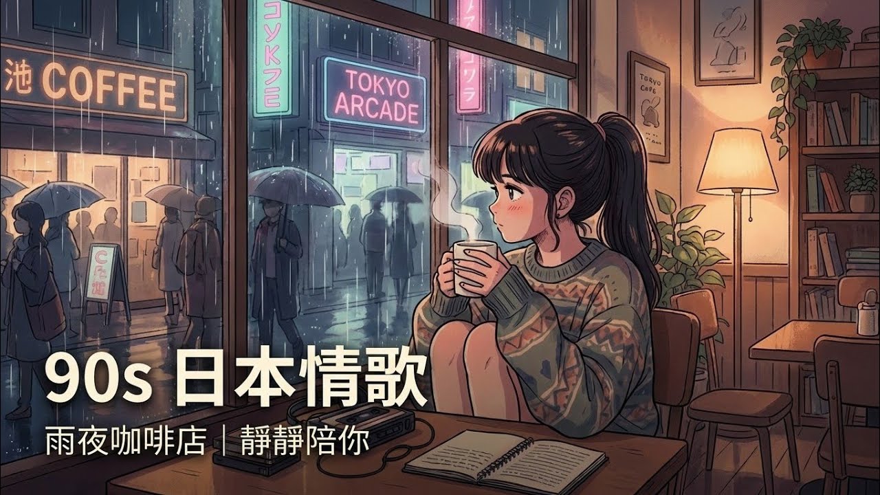 90s 日本情歌 Playlist 🍎 | 回憶殺：都會浪漫、勵志熱血，陪你度過下班後的寧靜時光 (Vocal Jazz / City Pop Mix)