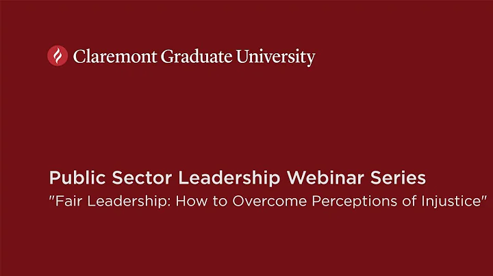 "Fair Leadership: How to Overcome Perceptions of I...