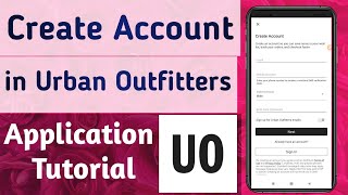How to Create Account in Urban Outfitters App screenshot 2