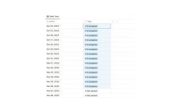 Notion Quick Shots: Click and drag to update records in a Notion database table