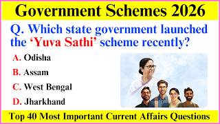 Government Schemes 2026 Current Affairs | Central and State Schemes 2026 | Important Schemes 2026 screenshot 1