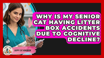 Why Is My Senior Cat Having Litter Box Accidents Due To Cognitive Decline? - Happy Cat Handbook