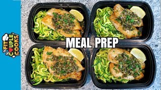 This chicken piccata low carb meal prep is so yummy! it will cost less
than $4 to make and you only have wash one pan! the flavors of lemon,
pars...