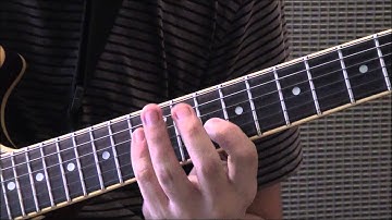 D Mixolydian #1 Scale (3 notes per string) guitar