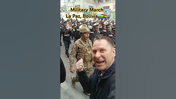 Thumbnail of 🇧🇴  MILITARY MARCH  La Paz, Bolivia  #lapazbolivia #bolivia #boliviatravel #boliviatourism #lapaz