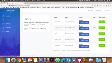 #17 Ban Users | Login Status | E-Commerce website in Laravel 5.5
