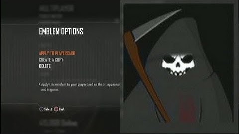 Call of Duty Black Ops 2 : Grim Reaper Emblem Tutorial (Extended)