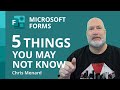 Microsoft Forms - 5 things you may not know you can do in Forms