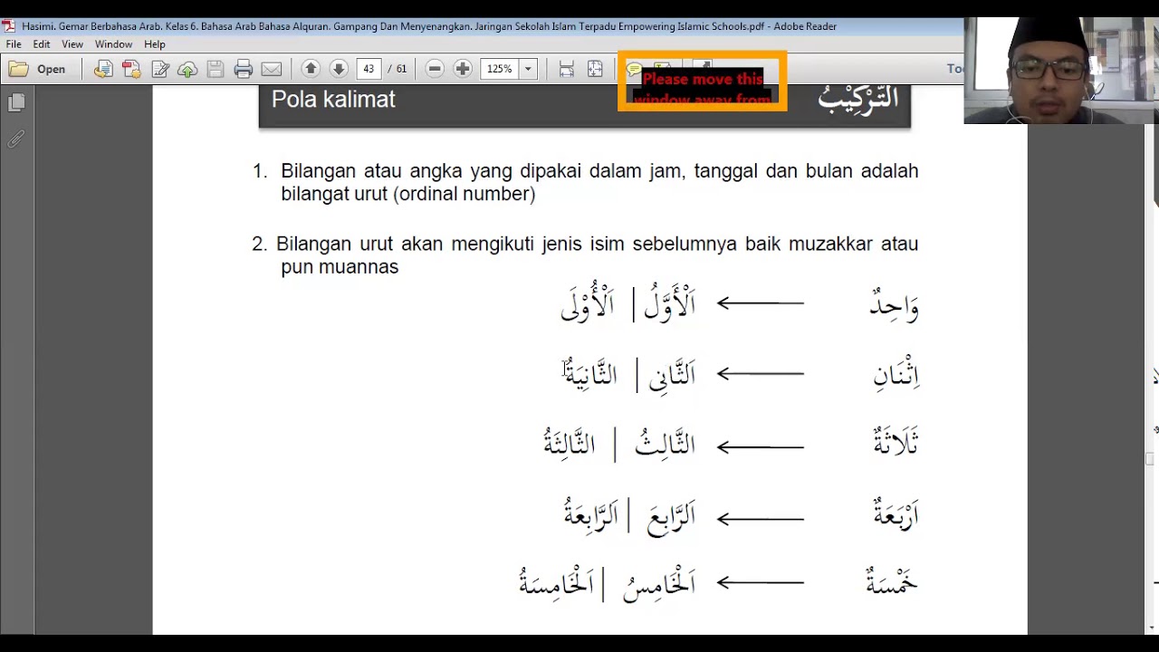 Bab 4 Bulan Masehi Bilangan Ordinal Dalam Bahasa Arab Youtube