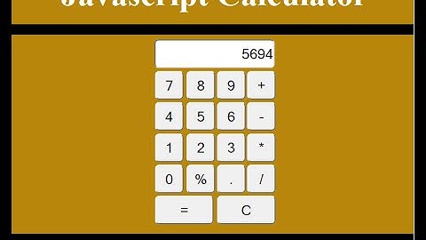 How to Create a Calculator in JavaScript