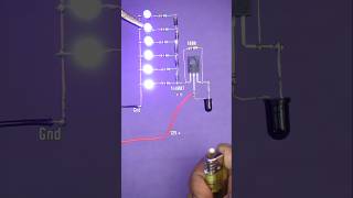 ir controlled led bar display #experiment #shorts #scienceproject #electronics