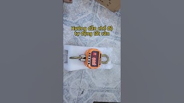 Chỉnh tắt mở tự động của Cân treo điện tử 3 tấn OCS X #candientu #shorts #trending #viral