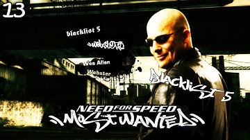 Need for Speed Most Wanted 2005 Gameplay Walkthrough Part 13 - Blacklist #5 WEBSTER - No Commentary