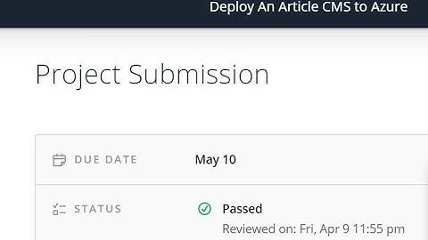 Deploy An Article CMS to Azure Demo - Cloud Developer using Microsoft Azure Nanodegree Program
