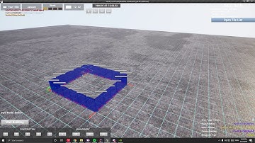 | UE4 | Testing a wall building tool