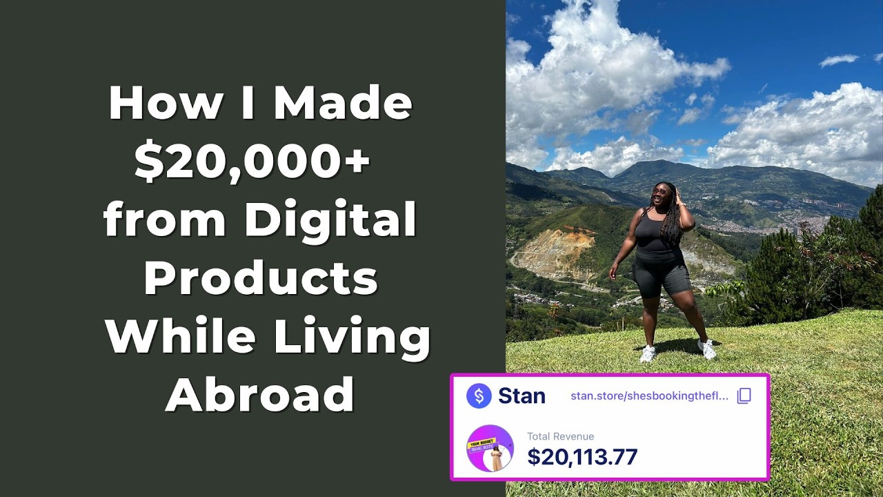 How to Make Money Online While Living Abroad with Digital Products