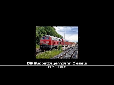 Germany 2022 Pt.2; DB Südostbayernbahn Diesels 24-28/06/22