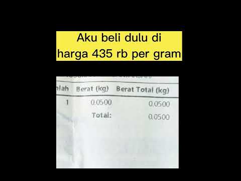 Jual Emas ANTAM 50 Gram, Untung? (Antam Gold)