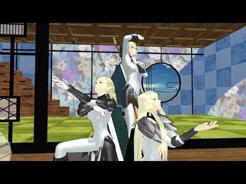 【MMD】クレイモアのみんなで「桃源恋歌」