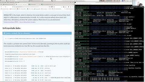 Lecture 4: Symbolic links - hard links and soft links