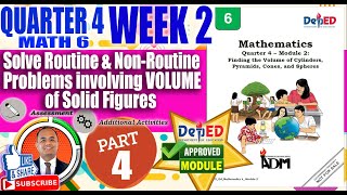 PART 4:Solve Routine & Non-Routine Problems involving Volume of Solid Figures I Math 6 Q4W2 Lesson 1