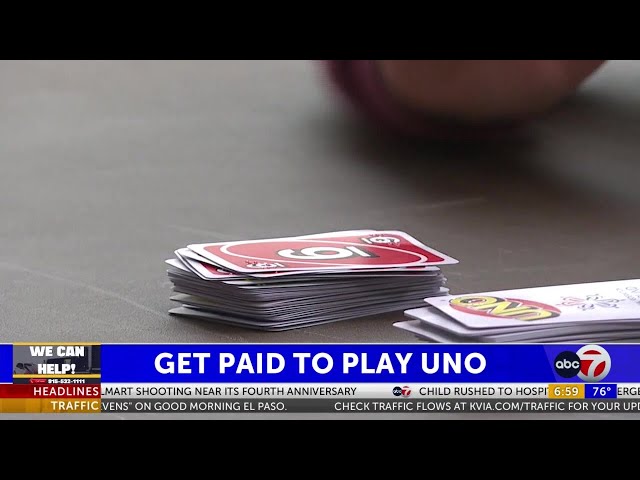 Get paid to play 'UNO