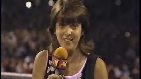 1985 MTV Live Aid- Martha Quinn & Alan Hunter VJs