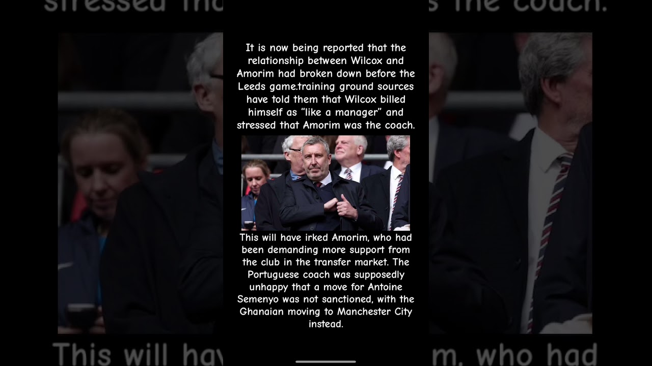 Bizarre comment from director Jason Wilcox that pushed axed head coach over the edge revealed!!!!