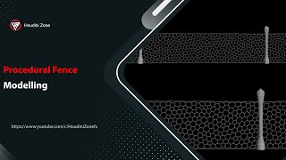 Procedural Fence Modelling | Houdini 19.5 | Houdini Zone |