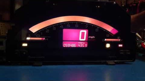 AP1 s2000 gauge cluster test