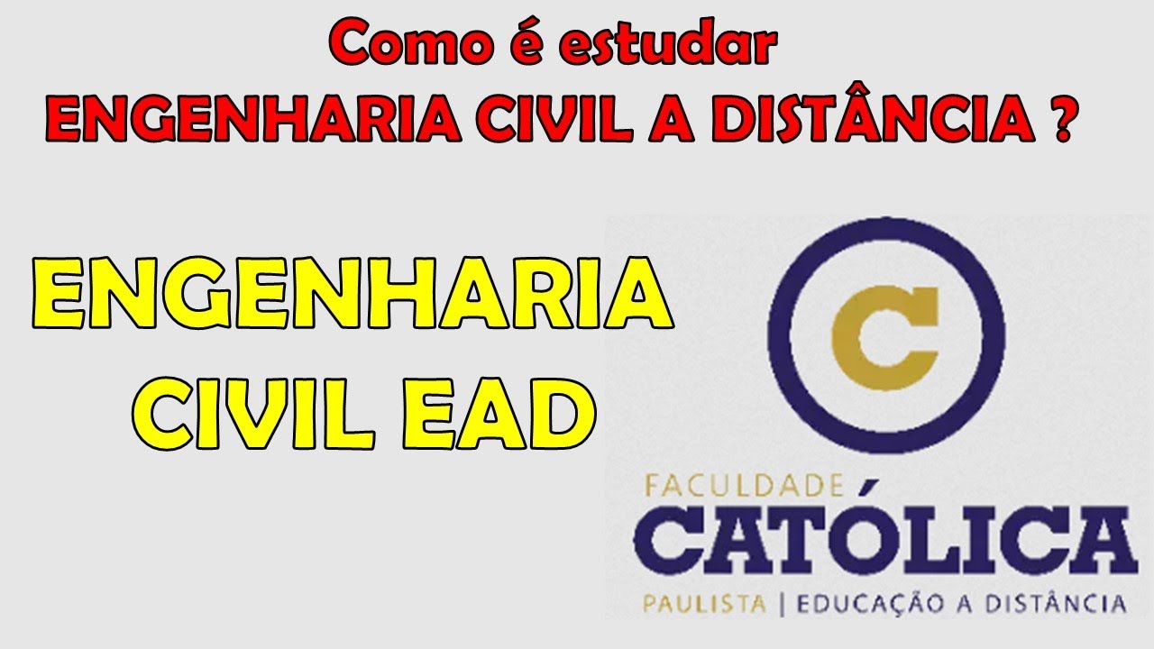 Como é estudar: ENGENHARIA CIVIL A DISTÂNCIA ? - YouTube