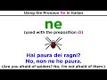 Understanding Italian Pronouns and 'Ne'
