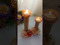 DIY Candle Holder | Beautiful candle holder #shortvideo #diwalispecial #diy #candleholder