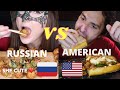 RUSSIAN VS AMERICAN MUKBANGERS EATING 🔥- EXTREME BIG BITES 😍