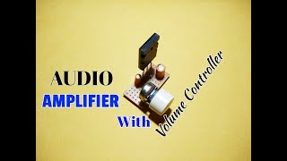 How To Make Simple Audio Amplifier Circuit Using Transistor.a Small Powerful Amplifier For Speakers.