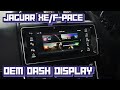 Jaguar xefpace  201619  android oem dash display w carplayandroid auto
