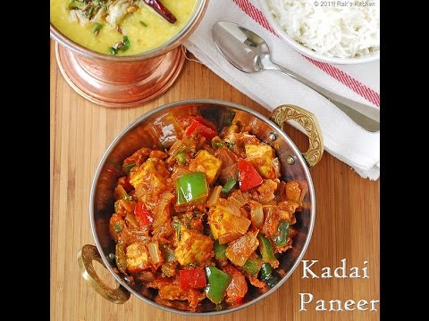 Kadai Paneer Recipe, Step by Step