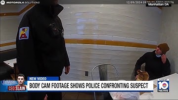 Bodycam video shows police confronting suspect of accused of killing New York CEO